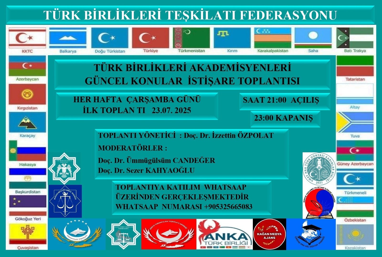 Türk Birlikleri Akademisyenleri Güncel Konular İstişare Toplantısı Başarıyla Gerçekleştirildi