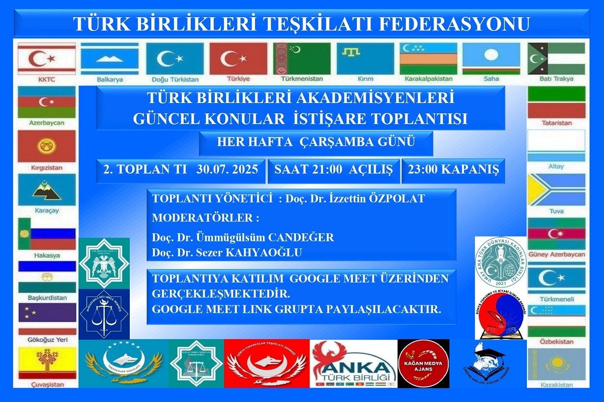 Türk Birlikleri Akademisyenleri Güncel Konular İstişare Toplantısı Gerçekleştirildi
