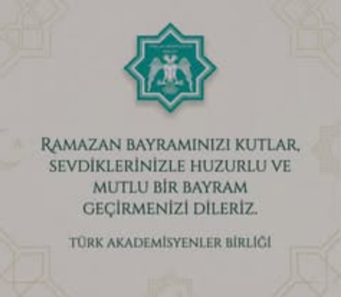 Ramazan Bayramı Kutlu Olsun